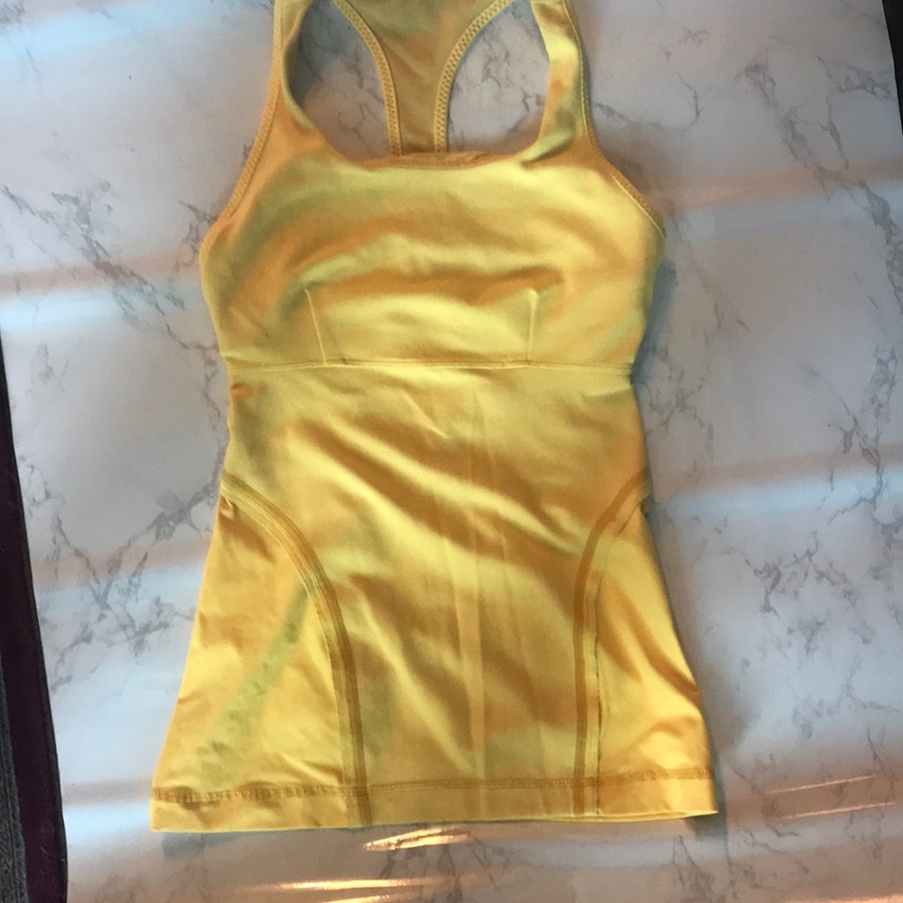 COPY - Lululemon Racer back tank with a shelf bra